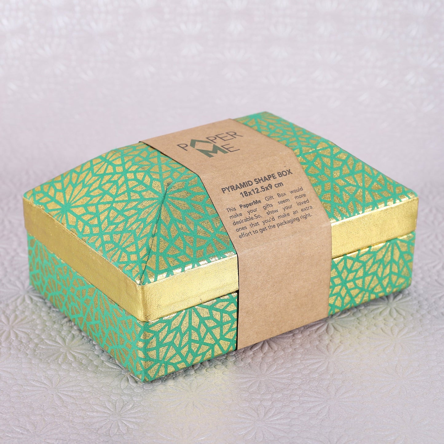 Mosaic Pyramid Shape Box